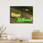 Leucauge Orb Weaver Halloween Poster (Küche)