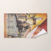 Leuchtäquivalent für leidenschaftliche Emotionen Badhandtuch Set (Handtuch)