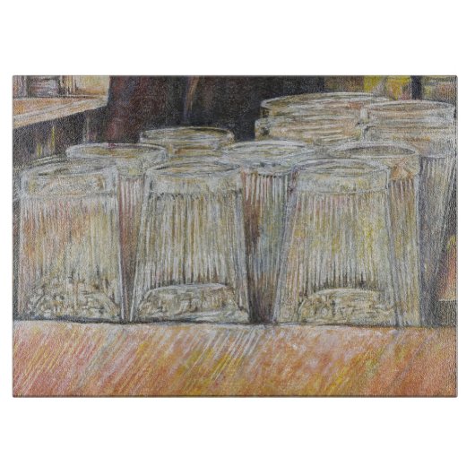 Leuchtäquivalent für leidenschaftliche Emotionen Schneidebrett (Vorderseite)