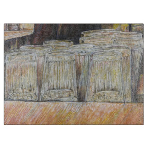 Leuchtäquivalent für leidenschaftliche Emotionen Schneidebrett