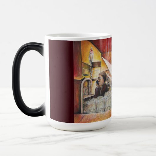 Leuchtäquivalent für leidenschaftliche Emotionen Verwandlungstasse (Links)