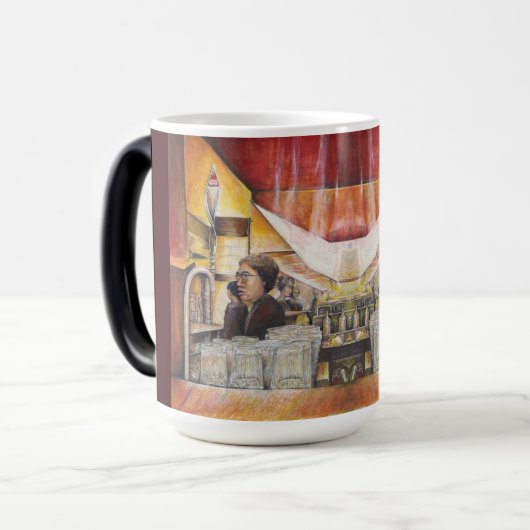 Leuchtäquivalent für leidenschaftliche Emotionen Verwandlungstasse (Vorderseite Links)