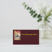 Leuchtäquivalent für leidenschaftliche Emotionen Visitenkarte (Stehend Vorderseite)