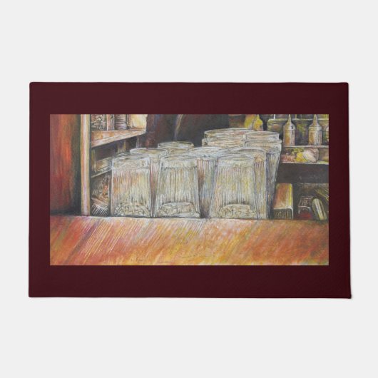 Leuchtäquivalent von leidenschaftlichen Emotionen Fußmatte (Vorderseite)