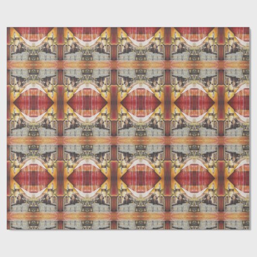 Leuchtäquivalent von leidenschaftlichen Emotionen Geschenkpapier (Flach)