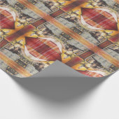 Leuchtäquivalent von leidenschaftlichen Emotionen Geschenkpapier (Ecke)