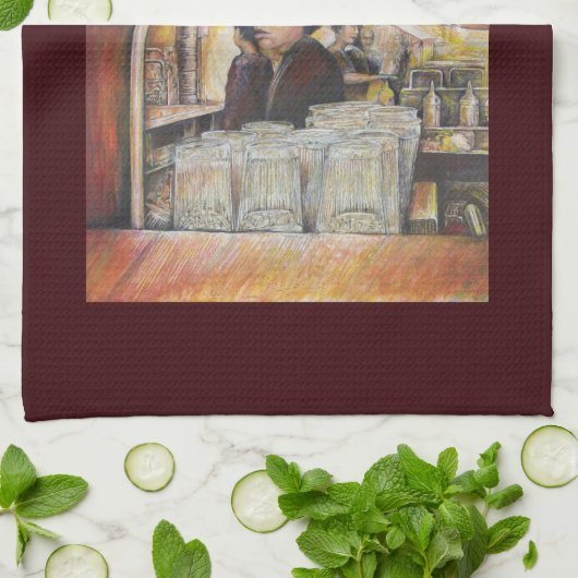 Leuchtäquivalent von leidenschaftlichen Emotionen Geschirrtuch (Gefaltet)