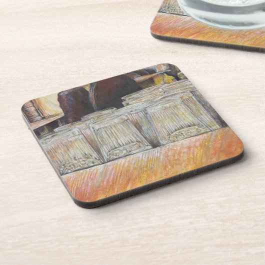 Leuchtäquivalent von leidenschaftlichen Emotionen Getränkeuntersetzer (Linke Seite)