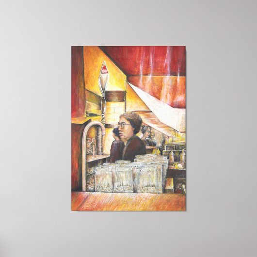 Leuchtäquivalent von leidenschaftlichen Emotionen Leinwanddruck (Vorderseite)