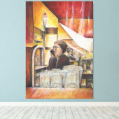 Leuchtäquivalent von leidenschaftlichen Emotionen Leinwanddruck (Insitu (Holzboden))