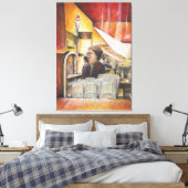 Leuchtäquivalent von leidenschaftlichen Emotionen Leinwanddruck (Insitu (Schlafzimmer))