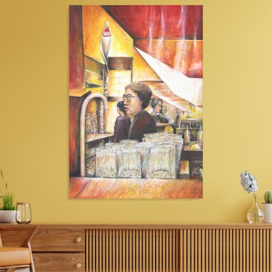 Leuchtäquivalent von leidenschaftlichen Emotionen Leinwanddruck (Insitu (Wohnzimmer))