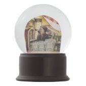 Leuchtäquivalent von leidenschaftlichen Emotionen Schneekugel (Rückseite)