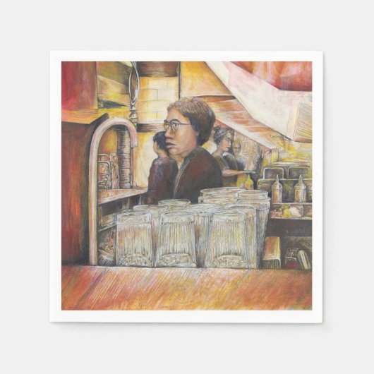 Leuchtäquivalent von leidenschaftlichen Emotionen Serviette (Vorderseite)