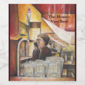 Leuchtäquivalent von leidenschaftlichen Emotionen Weinetikett (Einzelnes Label)