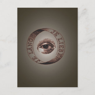 Leuchtauge Postkarte