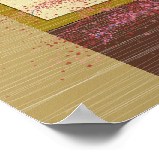 Leuchtbaum Poster (Ecke)
