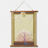 Leuchtbaum Wandteppich Mit Holzrahmen (Vorderseite)