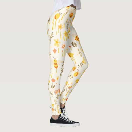 Leuchtbiene Leggings (Rechts)