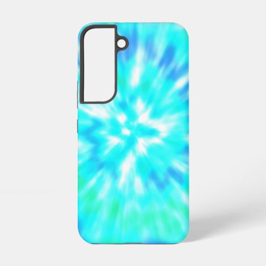 Leuchtblauer Gefärbte Krawatte Handy-Fall Samsung Galaxy Hülle (Rückseite)