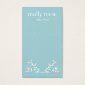 Leuchtblauer Zweigstellenkarte (Vorderseite)