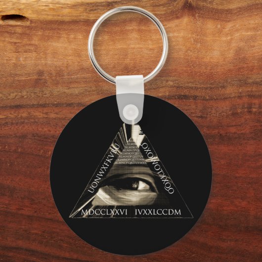 Leuchtcode Schlüsselanhänger (Vorderseite)