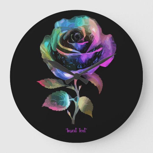 Leuchtdichte Große Wanduhr (Vorderseite)