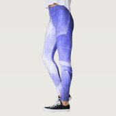 Leuchtdichte Resilienz Blau Leggings (Links)