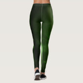 Leuchtdichte Resilienz grün Leggings (Rückseite)