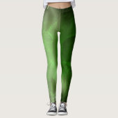 Leuchtdichte Resilienz grün Leggings (Vorderseite)