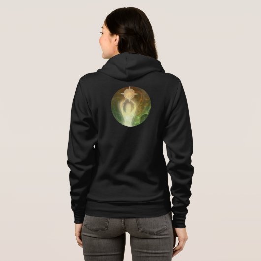 Leuchtdichte Resilienz Hoodie (Schwarz voll)