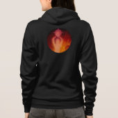 Leuchtdichte Resilienz rosa Hoodie (Rückseite)