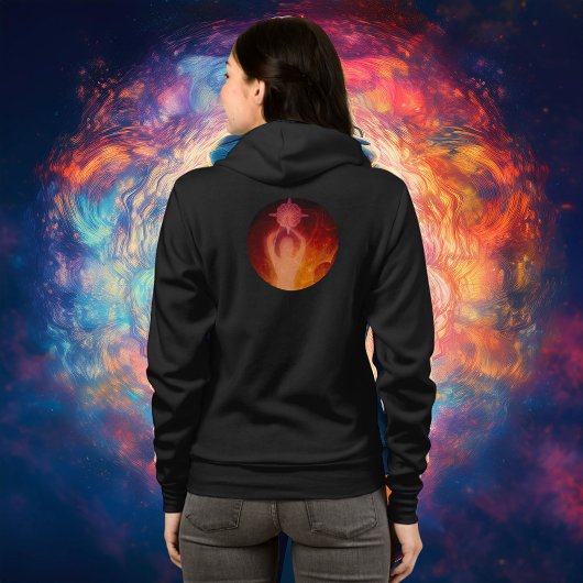 Leuchtdichte Resilienz rosa Hoodie