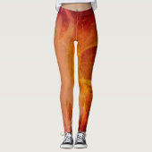 Leuchtdichte Resilienz rosa Leggings (Vorderseite)
