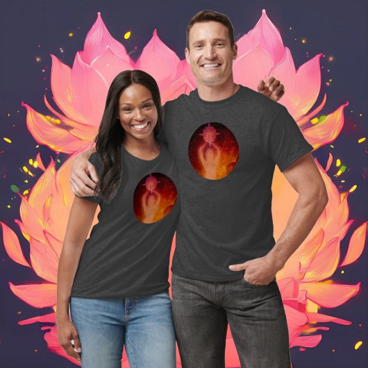 Leuchtdichte Resilienz rosa T-Shirt