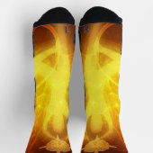 Leuchtdichte Widerstandskraft Orange Socken (Oben)