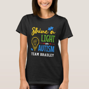 Leuchte auf Autismus Personalisiertes Team T-Shirt