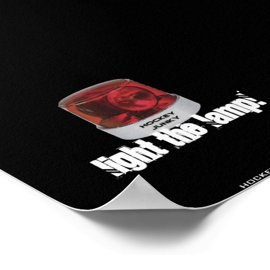 LEUCHTE DIE LAMPE! POSTER (Ecke)