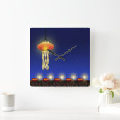 Leuchte Diwali-Lampe - Uhr (Zuhause)