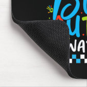 Leuchte es Blau Autismus-Bewusstsein Puzzle Männer Mousepad (Ecke)