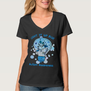 Leuchte es Blau Autismus Ich trage Blau für das B T-Shirt