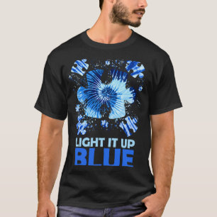 Leuchte es Blau Autismus  Ich Trage Blau Für Das B T-Shirt