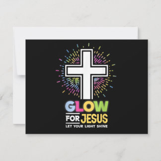 Leuchte für Jesus Christliches Kreuz T-Shirt Jesus