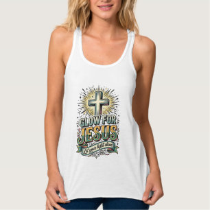 Leuchte für Jesus Vintage Christian Kreuz Shirt