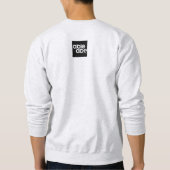 Leuchte hell auf Qualitäts-Sweatshirt Sweatshirt (Rückseite)