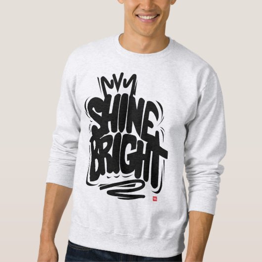 Leuchte hell auf Qualitäts-Sweatshirt Sweatshirt (Vorderseite)