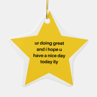 Leuchte Hell, Du Bist Ein Stern | Cute Inspirieren Keramik Ornament