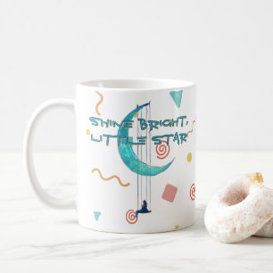 Leuchte hell, kleiner Stern – süße sternenklare Na Kaffeetasse