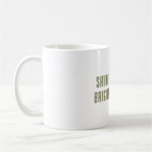 Leuchte Helle Kerze Grüne Blätter Boho Kaffeetasse (Links)