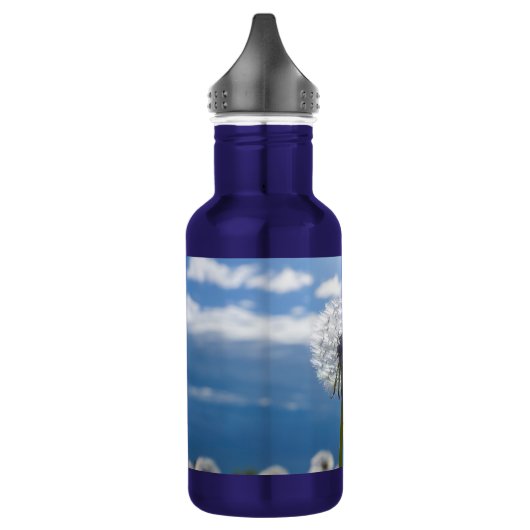 Leuchte in der hellen Wasserflasche (Links)